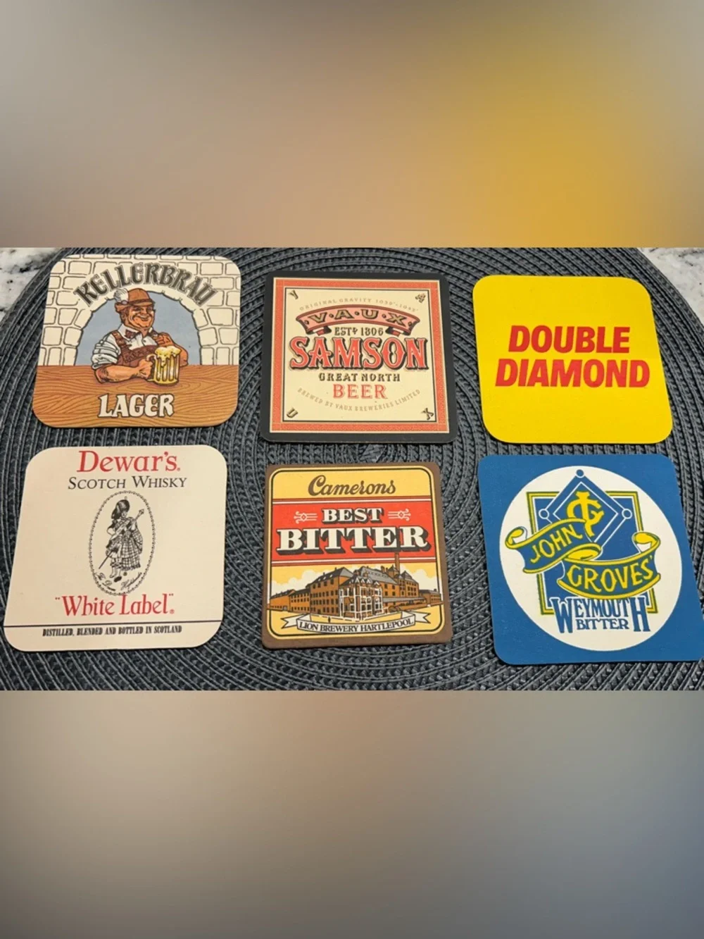 First Edition - Vintage British Pub Mats - 25 Count Coasters